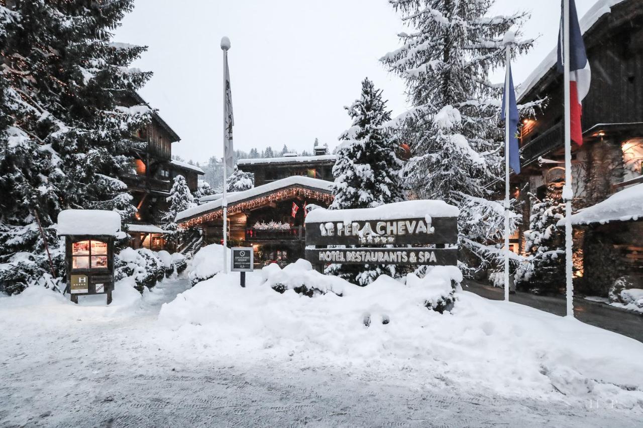 Fer A Cheval Hotel Megève Exterior foto