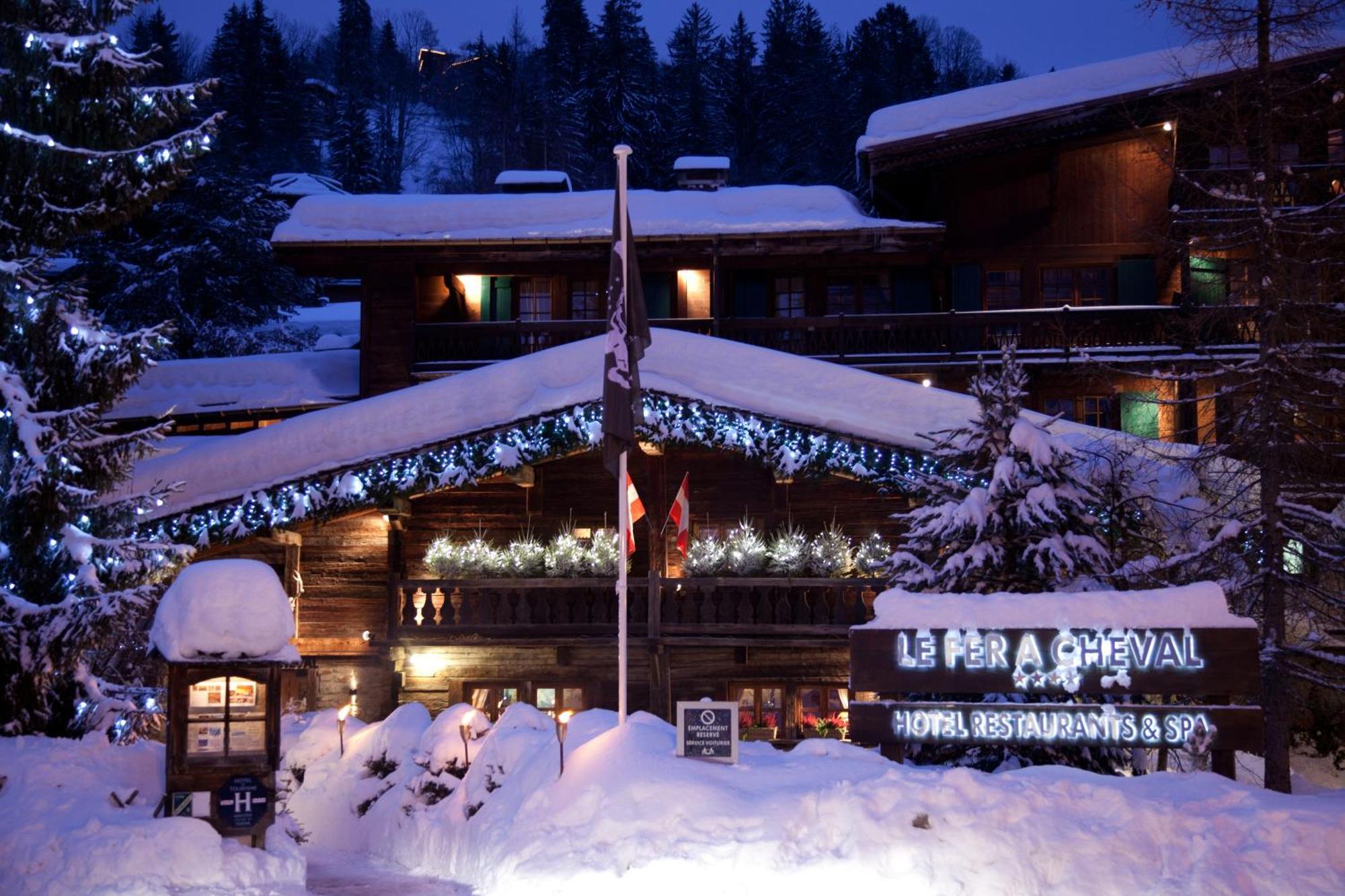 Fer A Cheval Hotel Megève Exterior foto